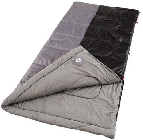 Coleman Biscayne 81x39 Inch Rectangle Sleeping Bag Blck/Grey