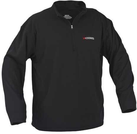 X-System Midweight Fleece Pullover Black 2X-Large