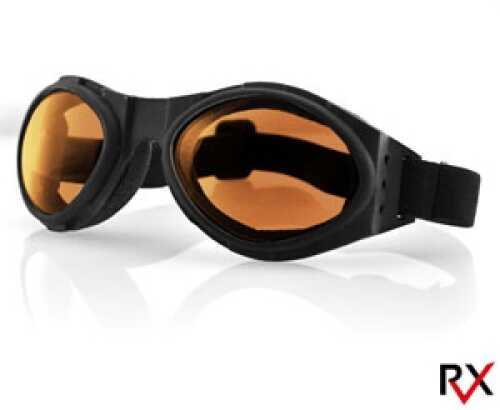 Bobster Bugeye Goggle Black Frame Amber Lens