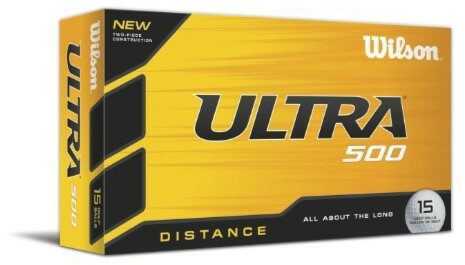 Wilson Ultra 500 Distance Golf Ball 15Pk White