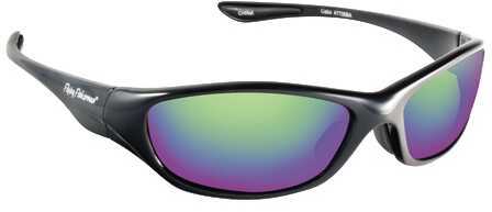 Fly Fish Cabo Sunglasses Black/Amber Green Mirror