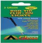 Omniglow Rod Tip Clip-On Lites 2 Pack Green Size Lg 92717302