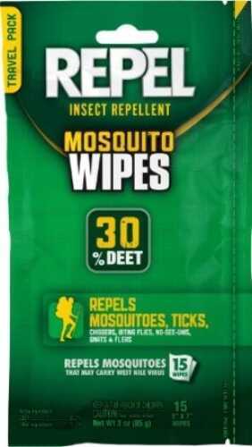 Repel Insect Repellent Mosquito Wipes With 30% Deet 15 Per Pack Md: 94100