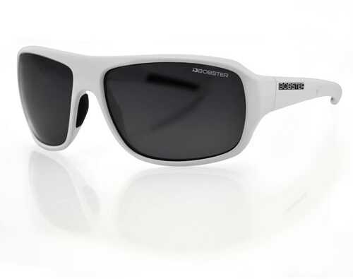 Bobster Informant Sunglasses Wht Frame Smoked Lens Anti-Fog