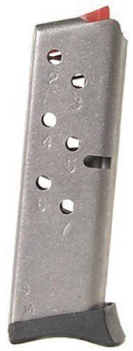 Smith & Wesson Factory Magazine Model Cs9 - 9mm 7 Rounds Single Stacked Stainless Steel Finish
