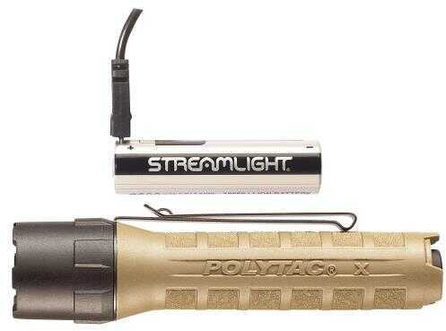 Streamlight 88612 PolyTac USB 600 Lumens Rechargeable Lithium Coyote
