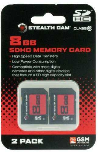 STEALTHCAM 8GB SD CARD 2PK