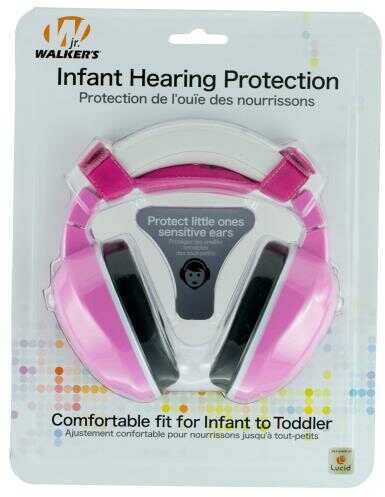 Walkers GWPINFMPK Passive Infant Muff Earmuff 20 dB Pink