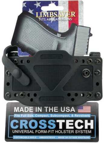 Limbsaver 12504 CrossTech with Secure Strap IWB/OWB Universal Handgun Polymer Black
