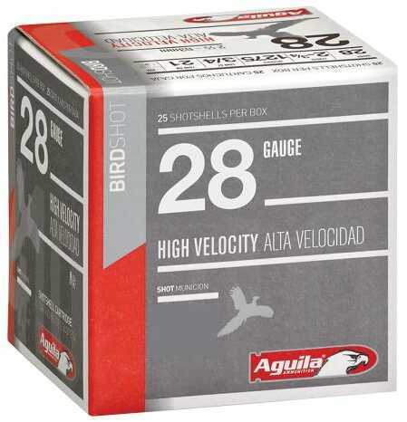 28 Gauge 2-3/4" Lead #9  3/4 oz 25 Rounds Aguila Shotgun Ammunition