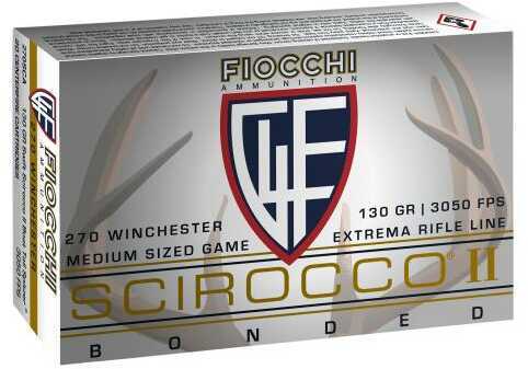 270 Win 130 Grain Bonded Polymer Tip 20 Rounds Fiocchi Ammunition 270 Winchester