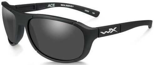 Wiley X ACACE01 Ace Eye Protection Smoke Gray Lens Black Matte                                                          
