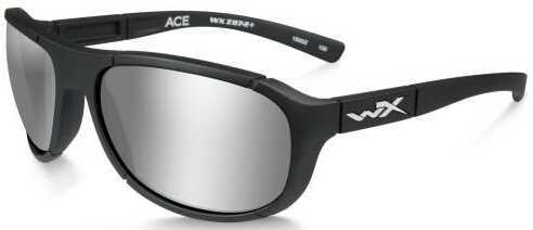 Wiley X ACACE06 Ace Eye Protection Silver Flash Lens Black Matte                                                        