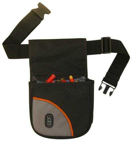 Boyt Harness BA430 Club Divided Shell Pouch with 2" Wide Belt Nylon Black