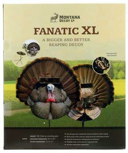 Montana Decoy 0071 Fanatic Xl W/Turkey Foot Base