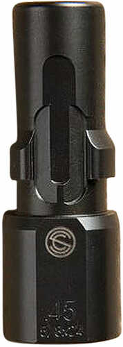 SilencerCo 3-Lug Muzzle Device 45 ACP 9/16"-24 Threads Black