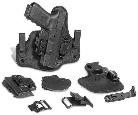 ALIEN GEAR HOLSTERS SSHK0601RHR1 ShapeShift Starter Kit Compatible with for Glock 17 Injection Molded Polymer Black