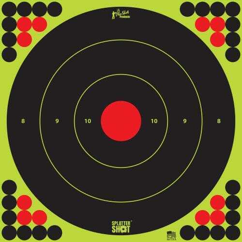 Pro-Shot LONGRANGE172 SplatterShot Peel & Stick Self-Adhesive Black/Green Bullseye 17.25" 5 Pack