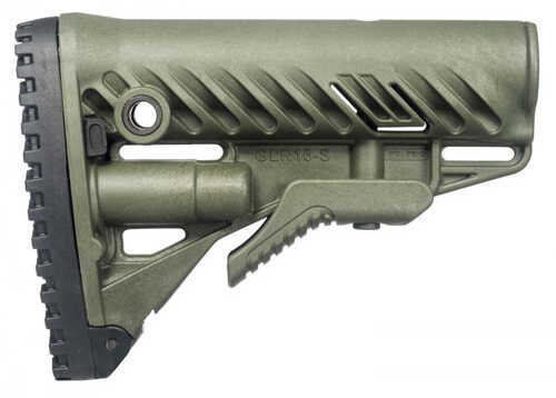 FAB DEFENSE (USIQ) FX-GLR16G GLR-16 AR15/M16 Rifle Buttstock Polymer OD Green
