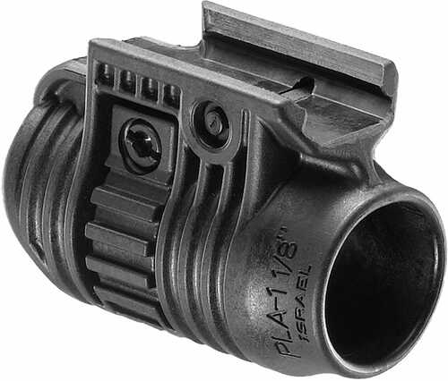 Fab Defense (USIQ) FX-PLA11/8B PLA Flashlight Picatinny Rail Adaptor Polymer Black 0.125"