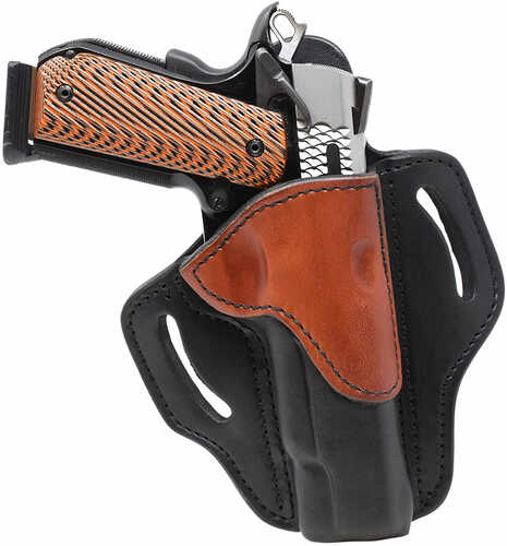 1791 Belt Holster 1 Right Hand Black/Brown Leather Fits 1911 4" & 5" BH1-BLB-R