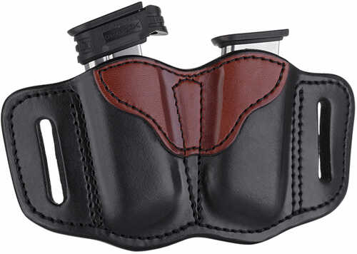 1791 Gunleather M1.1 Double Mag Carrier For Single Stack Mags Br On Bl