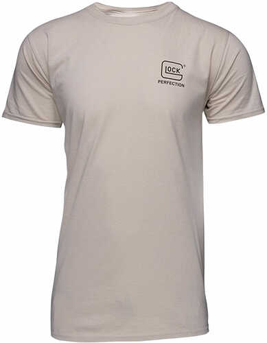 Glock AP95643 2nd Amendment Medium Short Sleeve T-Shirt Khaki Cotton