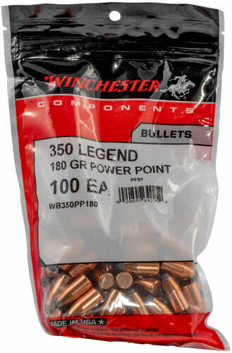 Winchester Centerfire Rifle 350 Legend Bullet 180 Grain Power Point 100 Box