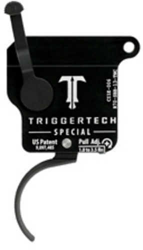 TriggerTech R70SBB13TNC Special Without Bolt Release Remington 700 Black Single-Stage Traditional Curved 1.00-3.50 lbs