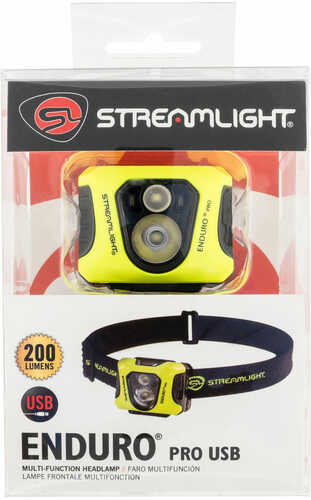 Streamlight Enduro Pro USB Headlamp With Dual Lock Box Yellow
