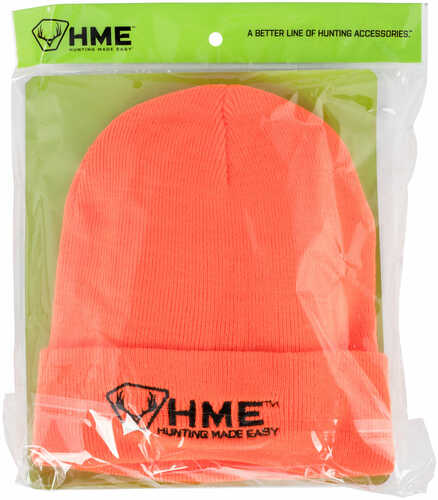 HME Vest/Beanie Combo One Size Fits Most Orange Acrylic