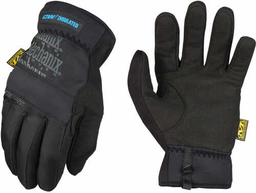 Mechanix Wear Fastfit Insulated Small Black Synthetic Leather Gloves