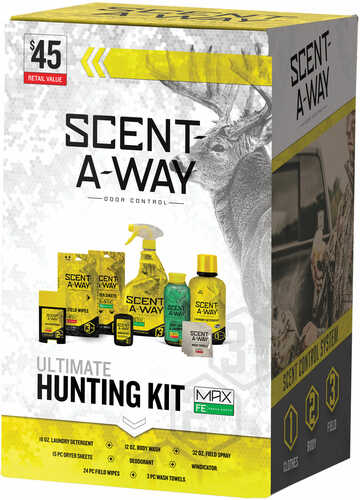 Hunters Specialties 100099 Scent-A-Way Max Ultimate Hunting Kit Odor Eliminator Odorless