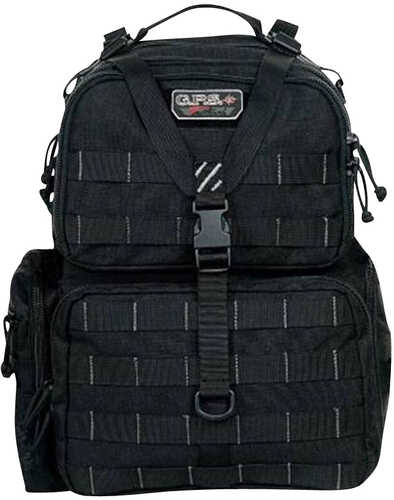 G*Outdoors GPS-T1913BPB Tactical Range Bag Black 1000D Nylon 4 Handguns