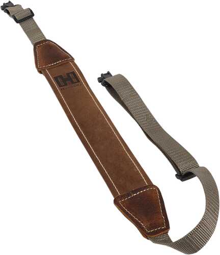 Hornady 99107 Universal Brown Nylon/Leather Rifle W/Swivels