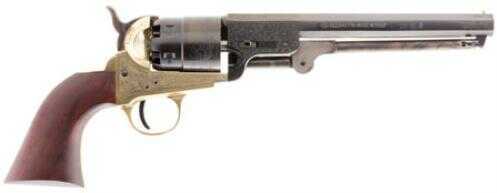 Traditions FR185118 1851 Navy Engraved Revolver 44 Black Powder 7.38" Hammer/Blade #11 Percussion Walnut