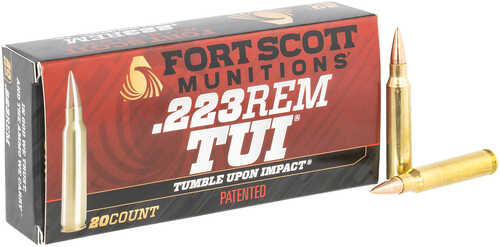 223 Rem 55 Grain FMJ 20 Rounds Fort Scott Munitions Ammunition 223 Remington