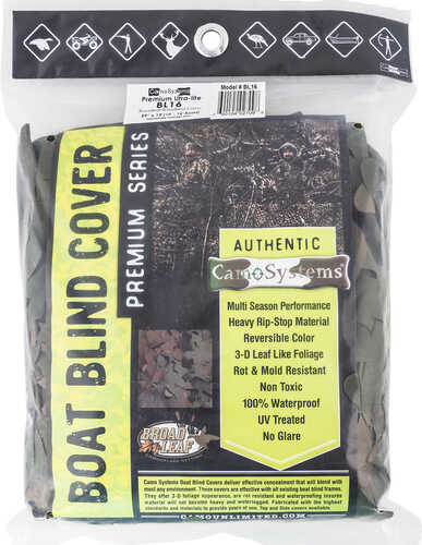 Camo Systems Bl16 Boat Concealment Woodland 5 X 19 Ripstop