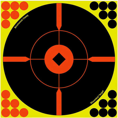 Birchwood Casey Shoot-N-C Bullseye Bmw Adhesive Paper Target 12" 100 Per Pkg