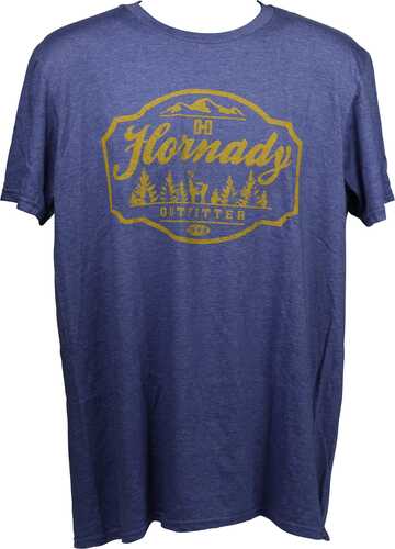 Hornady 99693L Outfitter T-Shirt Purple Large Short Sleeve