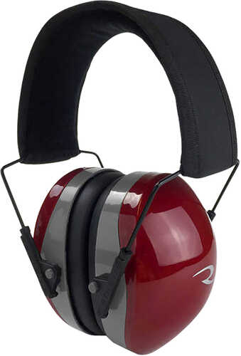 Radians TR0360Cs TRPX Earmuff 29 Db Over The Head Folding Red Ear Cups With Black Headband Adult