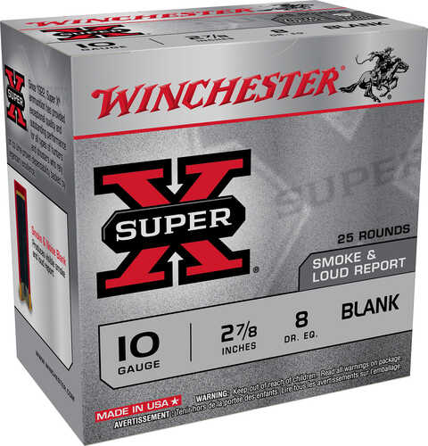 10 Gauge 2 7/8" Blank    25 Rounds Winchester Shotgun Ammunition