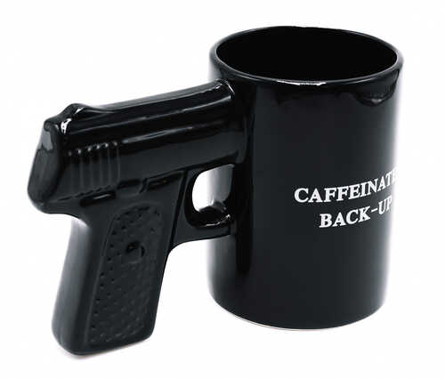 Caliber Gourmet Gun Mug Black Ceramic Pistol