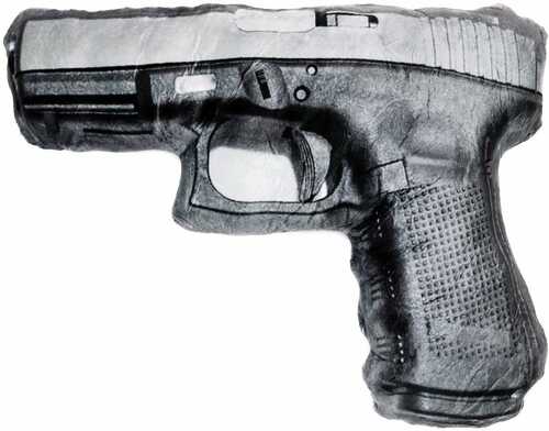 Caliber Gourmet CBG-1056 Automatic Handgun Pillow Black W/Gray Accents 19" X 3.5" 14" Pistol