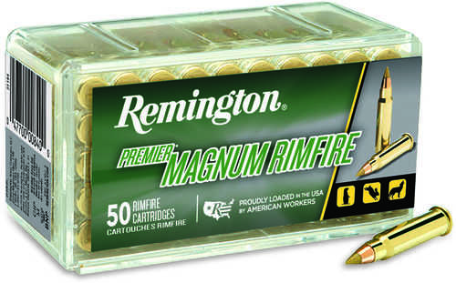 Remington Ammunition 20023 Magnum 17 HMR 17 Grain Jacketed Hollow Point (JHP) 50 Bx/ 40 Cs