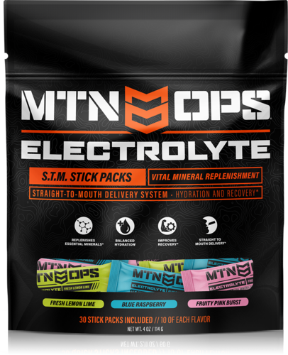 Mtnops 2126010212 Electrolytes System Stick Packs 12pk