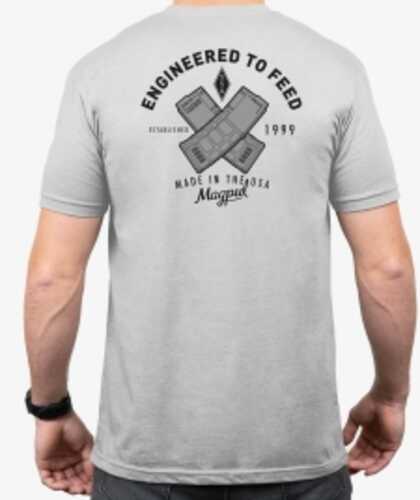 Magpul Mag1280-041-3x T-shirt Engineered To Feed Stone Gray Heather Cotton/polyester Short Sleeve 3xl