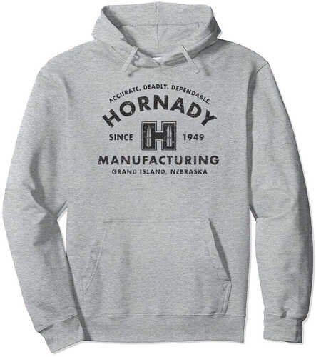 Hornady 99598l Accurate, Deadly, Dependable Gray Long Sleeve Large