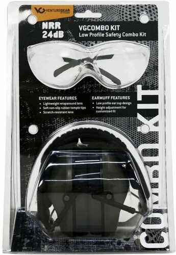 Pyramex Low-Profile Combo Kit Scratch Resistant Clear Lens & Frame With Rubber Temple Tips, Pink Low-Profile