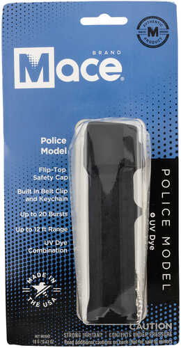 Mace 80750 Police Pepper Spray Oc Pepper Range 12 Ft Black